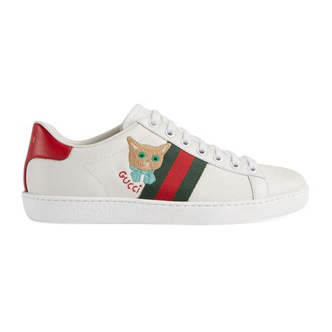 scarpe gucci gatto|sneaker donna Gucci.